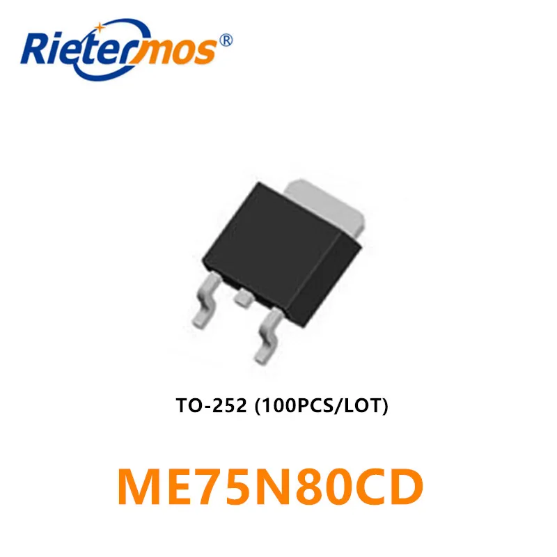 100 шт N-CHANNEL 80V ME75N80CD 75N80 ME75N80 TO252 высокое качество | Электроника