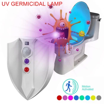 

Universal Disinfection Small Soft Lighting Bowl Bath Automatic Activated Home Decaration Plastic Light RGB LED Light