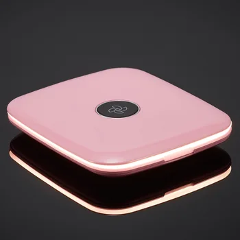 

Make up mirror all smartphone Beauty Pocket Mini Led Power Bank Mobile Charger Power Bank With Mirror touch light Photography