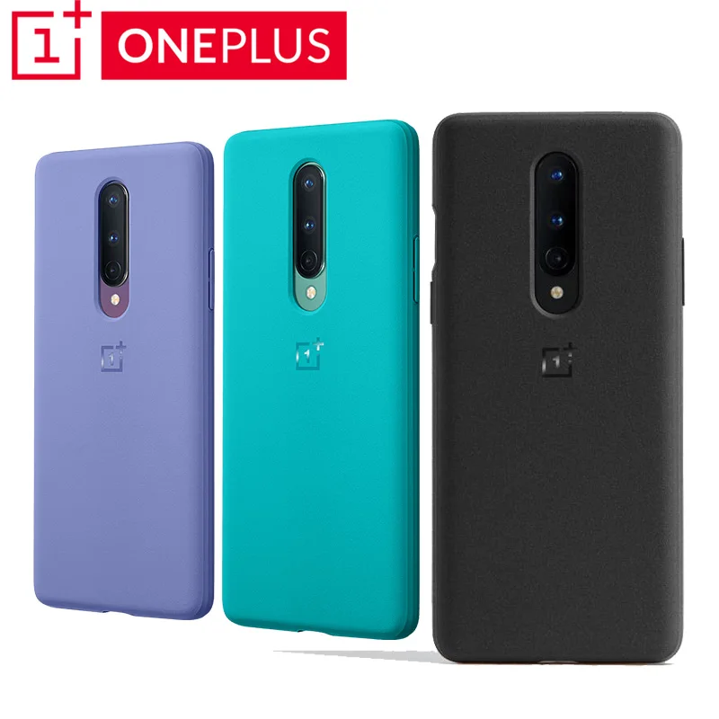 Купить Чехол-бампер OnePlus 8 песчаник однотонный голубой черный дымчато-фиолетовый | Бамперы (4000939136100)