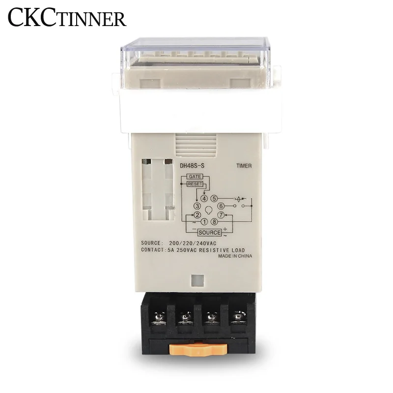 led digital timer programavel interruptor do rele base soquete temporizador ciclo repeticao 02