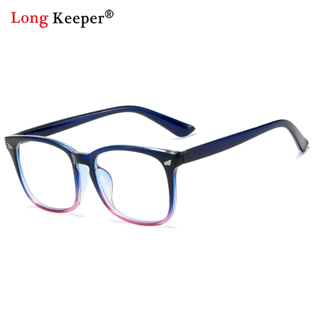 

2021 New Blocking Blue Light Oversized Glasses Computer Women Anti Blue Rays Gaming Men Eyeglasses Frame Square Spectacles UV400