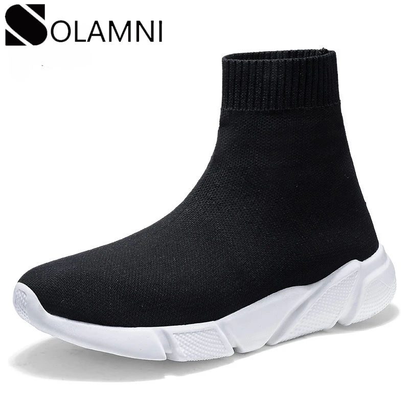 platform sock trainers