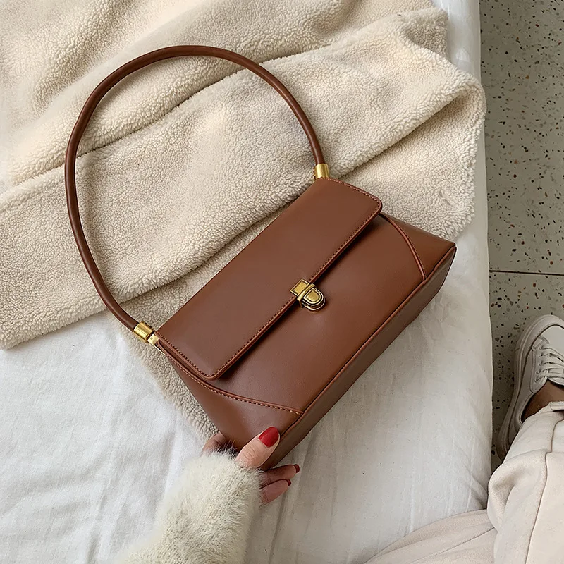 

New Arrival Bag Women's 2019 New Style Fashion Korean-style Versatile Armpit Bag Retro Hong Kong Style Shoulder Bag Fashion Hand