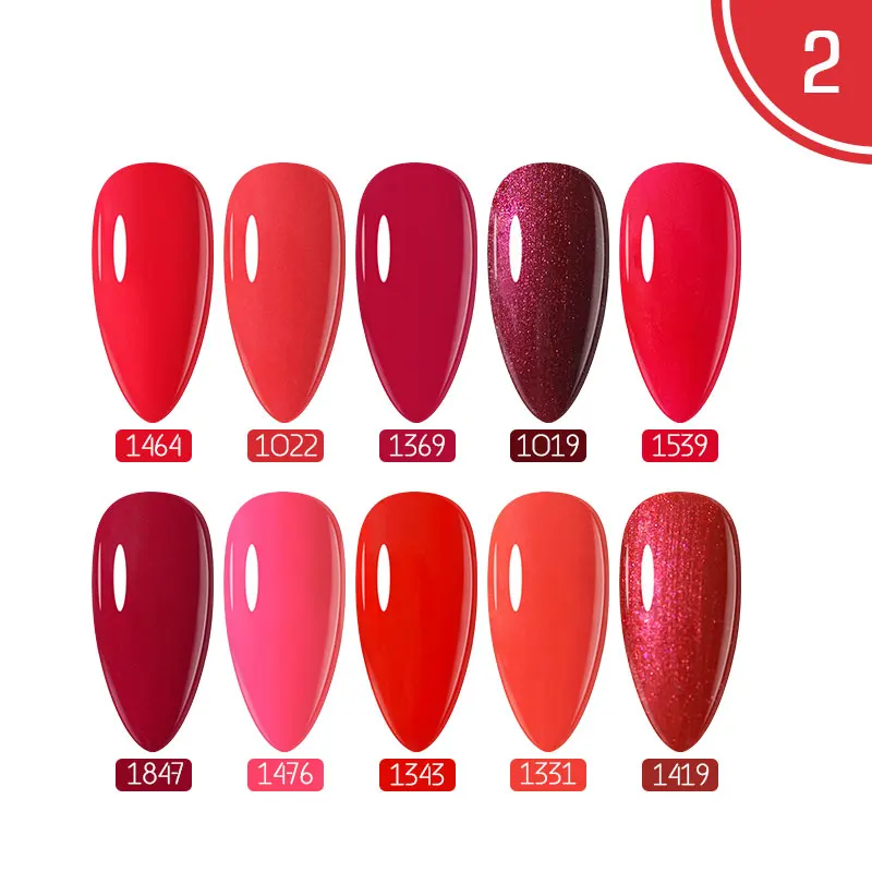 NAILCO 15ml 레인보우 컬러 UV 젤 매니큐어 세트 젤 네일 아트 전문가를위한 매니큐어 네일 용품을위한 모든 빠른 배송
