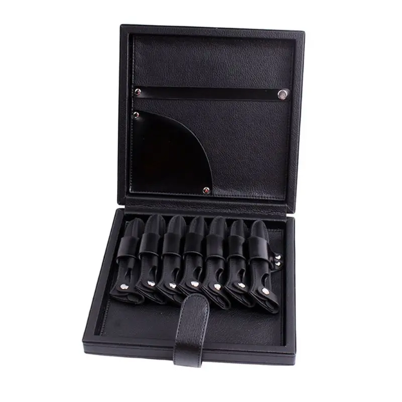 

2020 New Barber Salon Hair Stylist Pouch Bag Pocket Scissors Clips Leather Storage Case