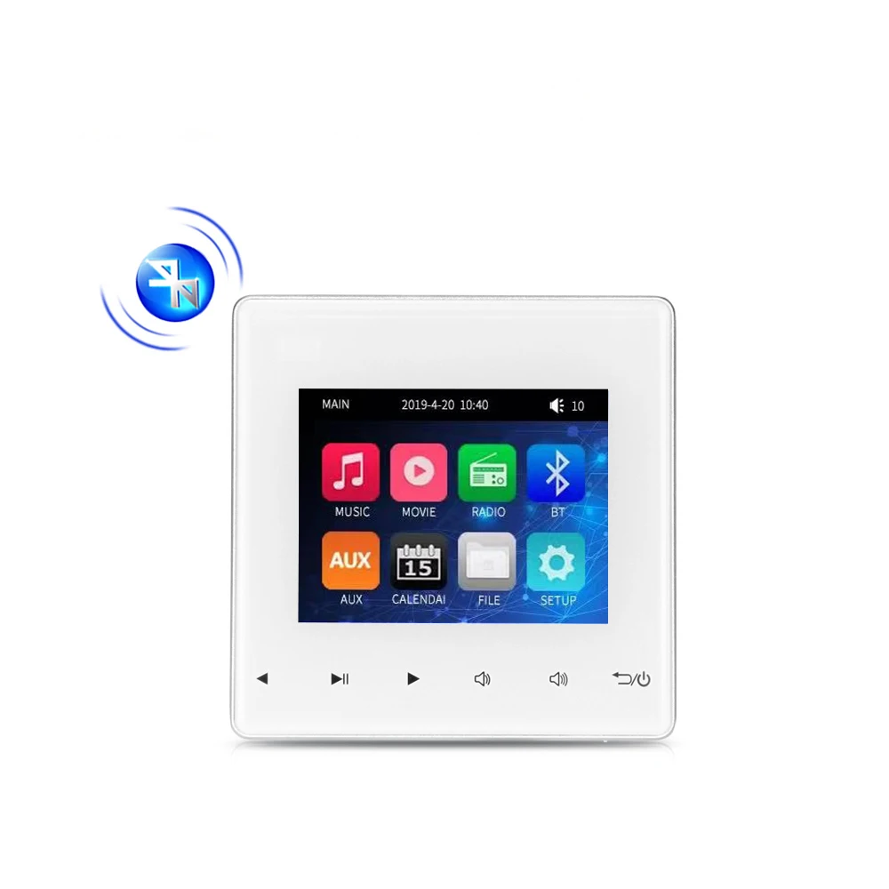 

Digital Stereo Amplifier in Wall Bluetooth Music System Ceiling Speaker Modules Home Audio System and for Hotel