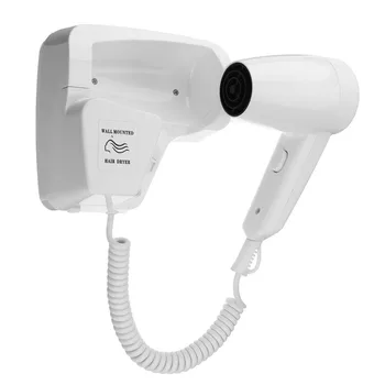 

220V 1200W Negative Ion Wall Mounted Hair Dryer Blower Hotel Home With Holder EU Plug Hair Dryer Blower Hair Drying Tool