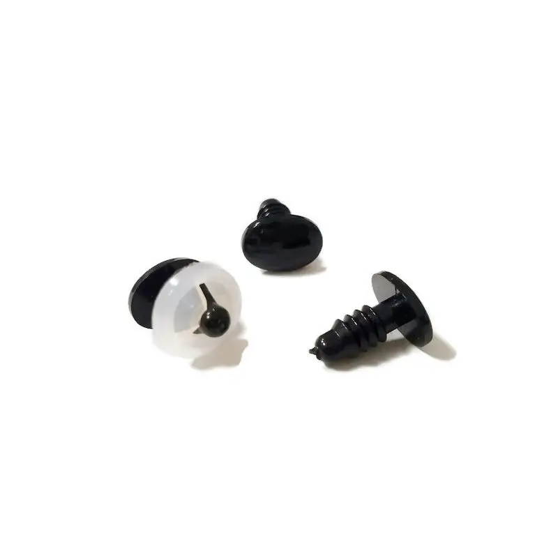 Oval Black Eyes For Teddy Bear Toy Safety Animal Eyes Amigurumi Doll Making Supply 6*4mm/8*6mm/7*10mm/9*12mm/10*13mm 20pcs/lot glass doll eyes doll eyes doll eyewear accessories doll accessories plush doll accessories
