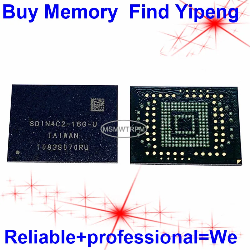 SDIN4C2-16G BGA169Ball EMMC 16 GB мобильный телефон памяти новый оригинальный и подержанных 100%
