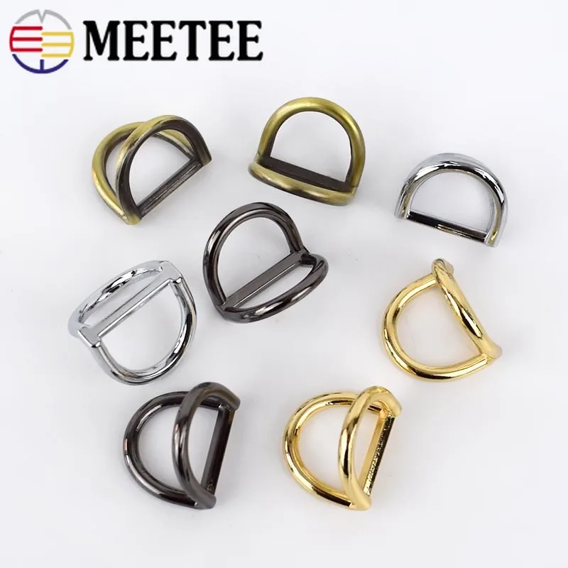 Meetee 5/10/20 штук 19 мм Металлические Уплотнительные ди кольцевые пряжки сумка на ремешке-цепочке повесить застежка "сделай сам" Чемодан оборудования Lesther ремесла домашнего декора аксессуары