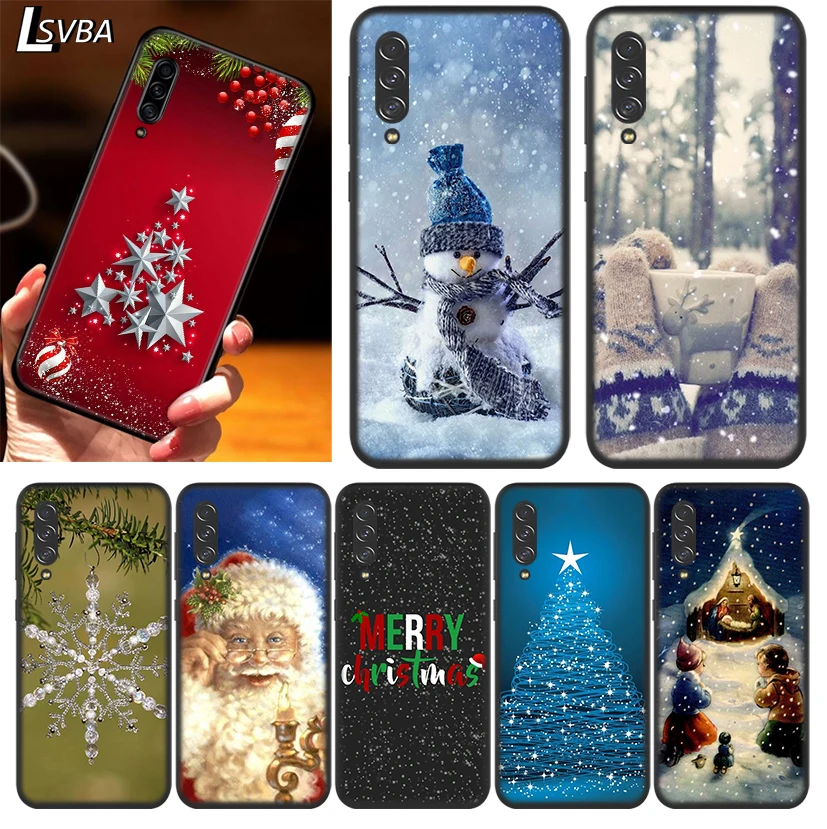 

Happy Merry Christmas for Samsung Galaxy A90 5G A80 A70S A70 A60 A50 A50S A40 A30S A20S A20E A20 A2 Core A10 Phone Case
