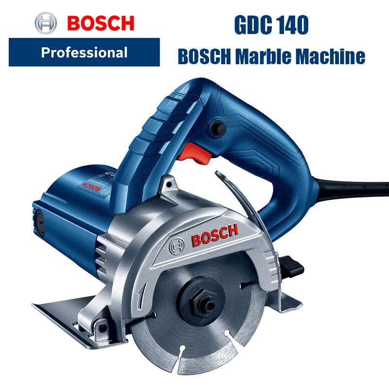 Шлифовальная машина Bosch GDC140 для резки камня, электрические электроинструменты, шлифовальная машина для плитки, дерева, мрамора 1400 Вт