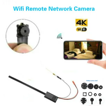 

New 4K DIY Portable WiFi IP Mini Camera P2P Wireless HD Micro webcam Camcorder Video Recorder Support Remote View TF card
