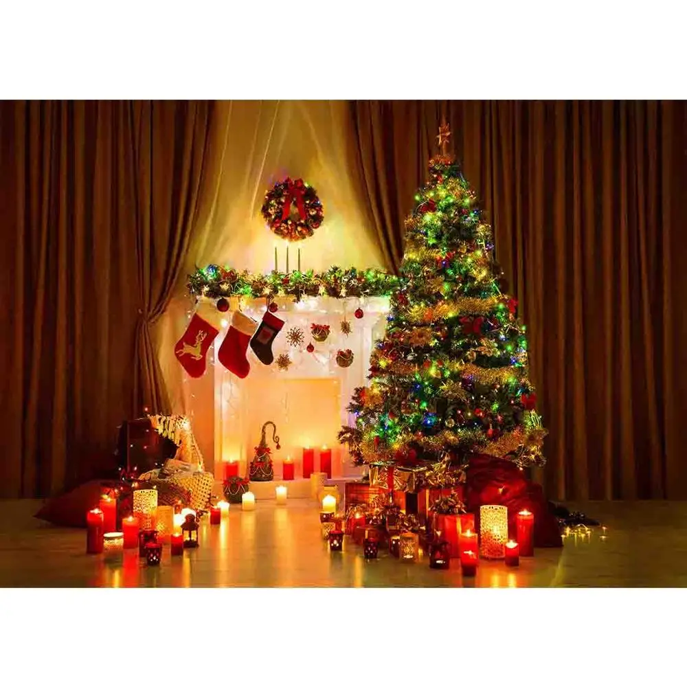SHENGYONGBAO Виниловый фон для фотосъемки на заказ реквизит на тему рождественского дня фотостудия фон YN-5553 - Цвет: 18