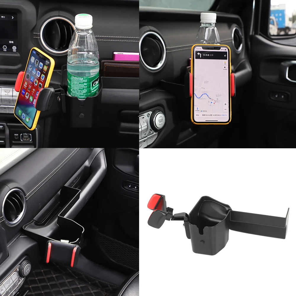 Co-Pilot ручка захват стойка для телефона держатель чашки GPS кронштейн Jeep Wrangler JL 2018 2019