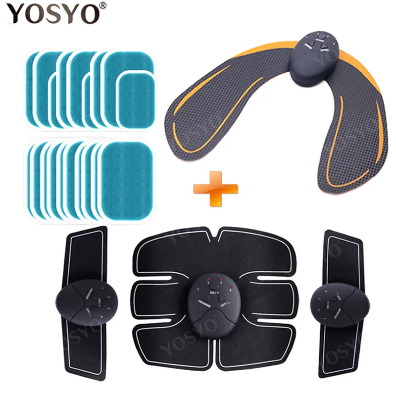 Slimming-Massager Trainer Stimulator Abdominal ABS Fitness-Body Electric Hips Wireless