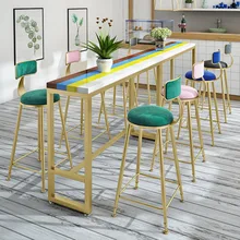 Скандинавские барные стулья Ins стиль модные креативные высокие скамейки современный стул в стиле минимализм для семьи бизнес Бар Кафе Отель Ночной клуб