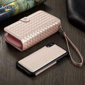 

KISSCASE Vintage Wallet Phone Cases For Samsung Galaxy Note 9 8 Metal Zipper Leather Case For Samsung S8 S9 S10 Plus Coque Capa