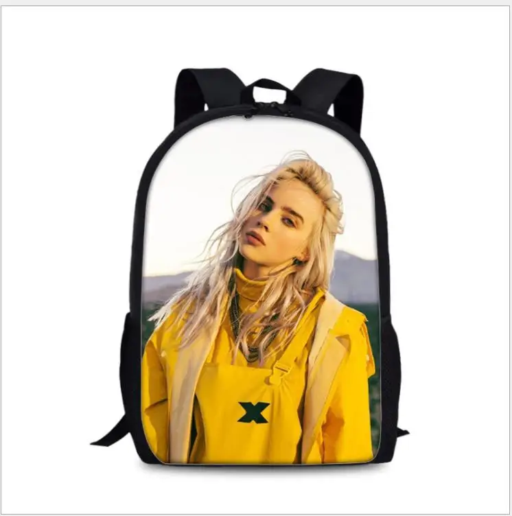Billie eilish рюкзак Мужская/женская школьная сумка, Студенческая сумка, мужская сумка для ноутбука, новая модная сумка для книг, вместительный рюкзак для путешествий