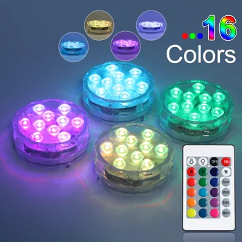 

Hot Selling LED Light Aquarium Waterproof Light Colorful Underwater Waterproof Light Highlight Remote Control