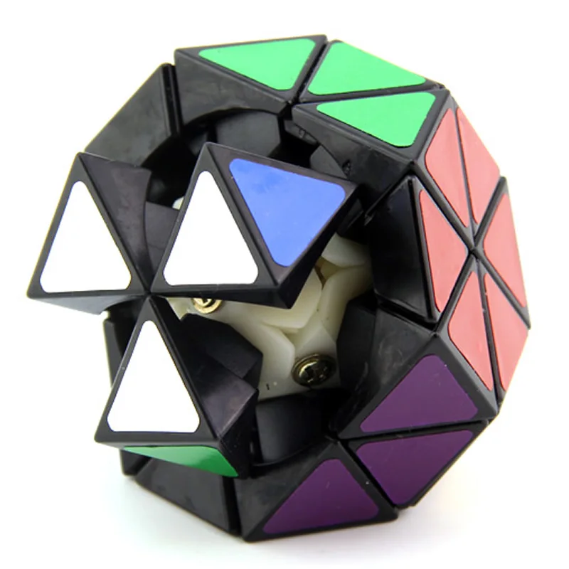 LanLan 8 осевой октаэдрон Гортензия косой магический куб Алмазная скоростная головоломка антистресс Развивающие игрушки для детей