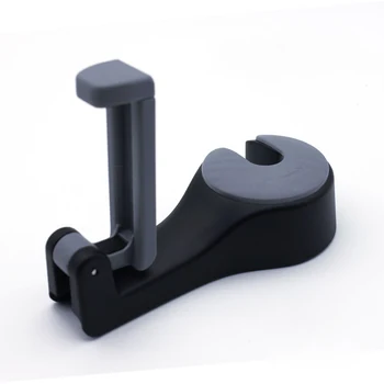 

E-FOUR Car Headrest Hook with Phone Holder Normei 2 in 1 Auto Vehicle Back Seat Headrest Hanger Hooks for Purse Luggage Bags Car