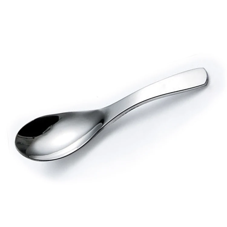 

4Pcs Portable Lunch Cute Soup Spoon Stainless Steel Travel Tableware Childrens