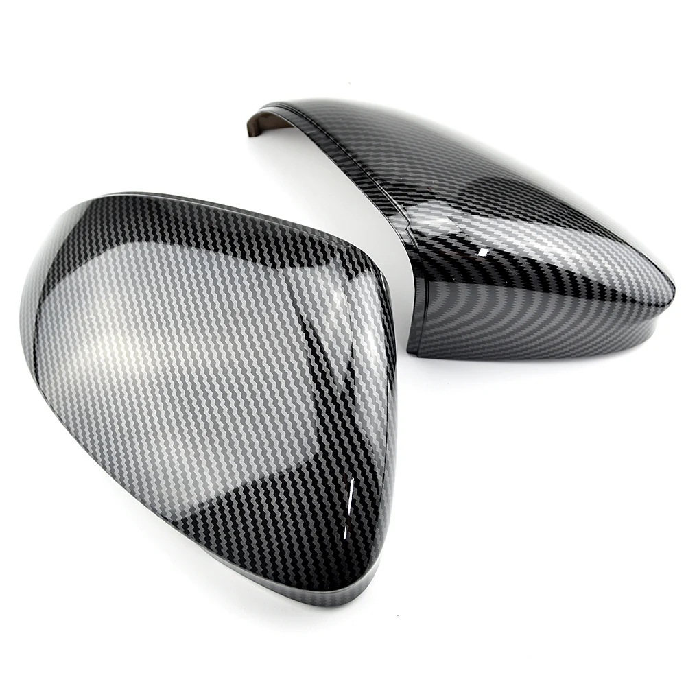 For Volkswagen Golf Mk8 Viii 8 Side Mirror Covers Caps (carbon Look) 2020 2021 2022 For Vw