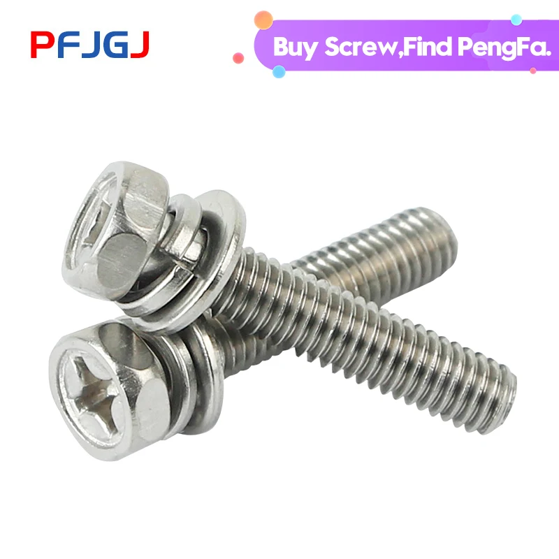 Peng Fa 304 из нержавеющей стали крест вогнутый excerebral шестигранный тройной