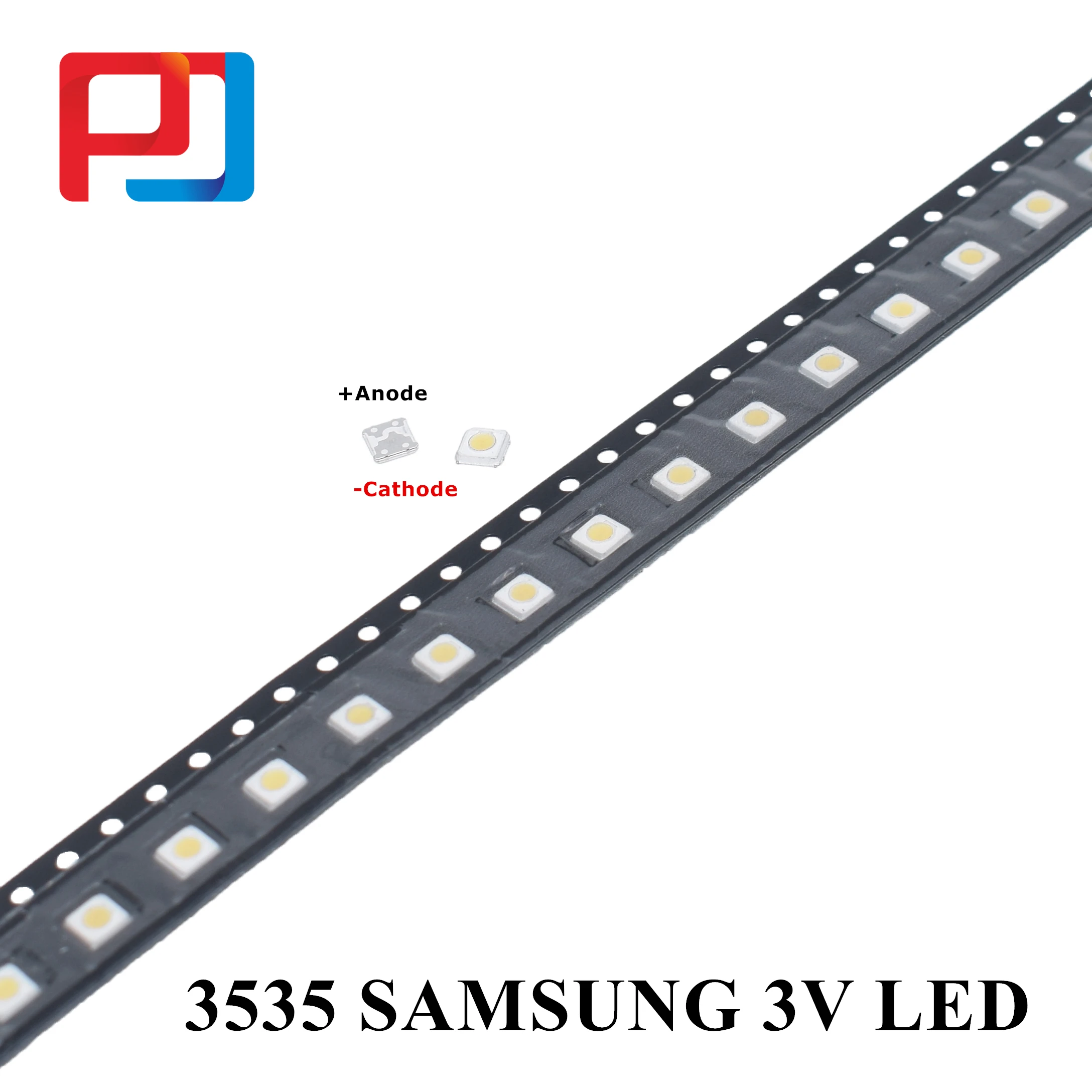 500Pcs SAMSUNG LED Backlight LED 1W 3537 3535 100LM Cool สีขาว ...