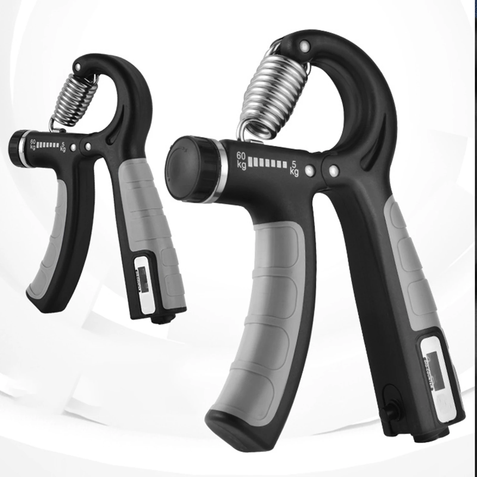 560kg Rshape Adjustable Heavy Gripper Fitness Hand Exerciser Grip Wrist Increase Strength