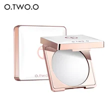 O.TWO.O maquiagem rosto pressionado pó ajuste de controle de óleo acabamento suave à prova dwaterproof água rosto solto pó cosmético