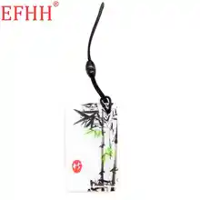 UID S50 1K 13,56 Mhz бамбуковый узор брелок сменный перезаписываемый NFC карта брелок значок жетон тег MF IC карта Быстрая 1 шт