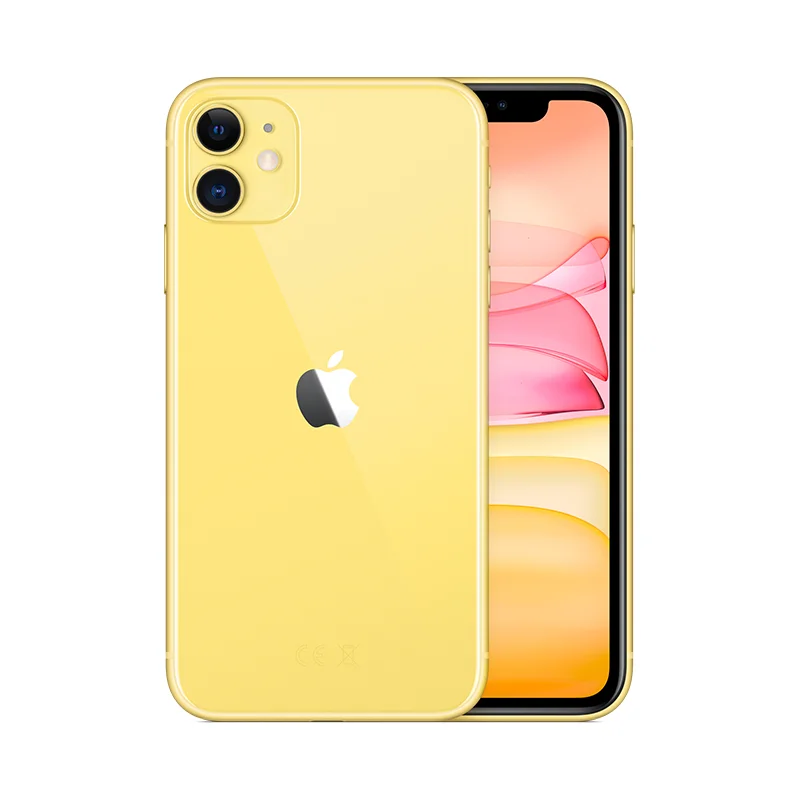 Pan Tong iPhone 11 64G, двойная карта двойного ожидания, мобильный телефон Apple авторизованный онлайн продавец - Цвет: Yellow