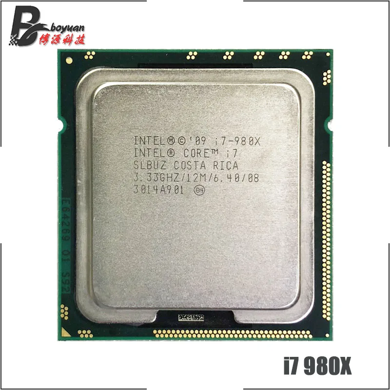 Процессор Intel Core i7-980X Extreme Edition i7 980x3,3 GHz шестиядерный ЦП 12M 130W LGA 1366