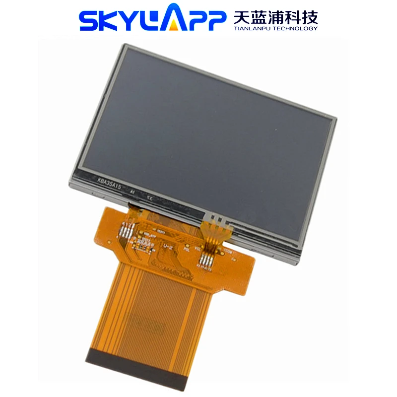 Schermo Lcd Completo Da 3.5 ''Pollici Per Logitech Harmony 1100 Riparazione Del Digitalizzatore Touchscreen Del Pannello Di Visualizzazione Lcd Di Sec