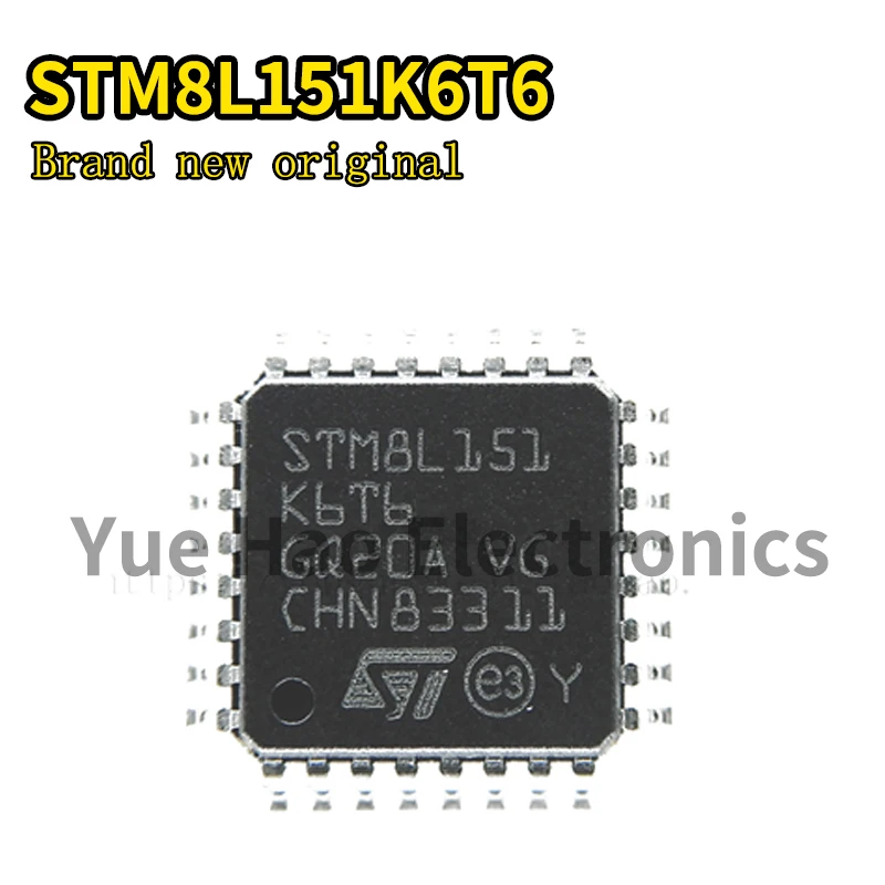 STM8L151K6T6 STM STM8 STM8L STM8L151 STM8L151K STM8L151K6 IC MCU 8BIT 32KB FLASH LQFP-32 | Электронные компоненты и