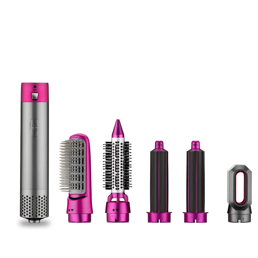 US $1.848.00 5 In 1 Multifunctional Hair Dryer Comb Hot Air Styler Comb Straightening Rotating Brush Curling Iron Hair Styling Tool