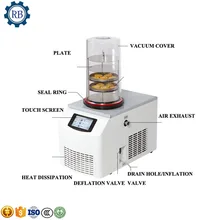 Широко используемая хорошая цена для еды/цветка/фруктов/овощей Вакуумная сушилка заморозка, лиофилизация процесс сушилка для морозильной камеры