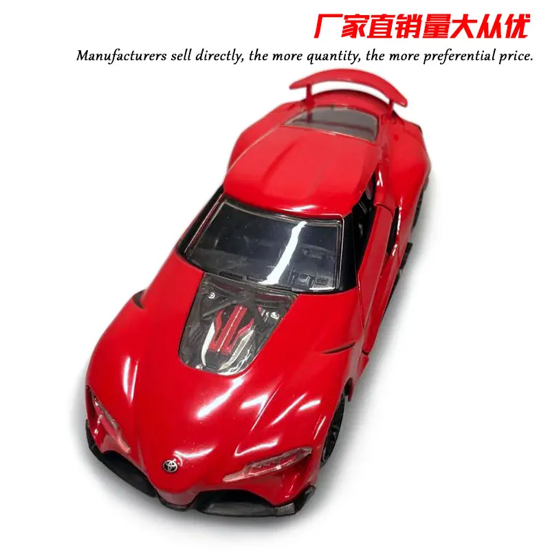 JADA 1/32 масштаб классическая модель автомобиля игрушки TOYOTA FT-1 литая металлическая модель автомобиля игрушка для подарка, коллекции, детей