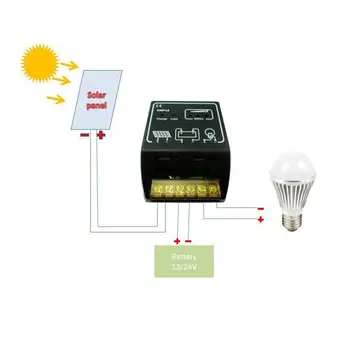 

PWM CMP12 BSV20A 20A 12V 24V Solar Panels Battery Charge Controller 100W 200W 500W 600W PWM battery charger Regulators