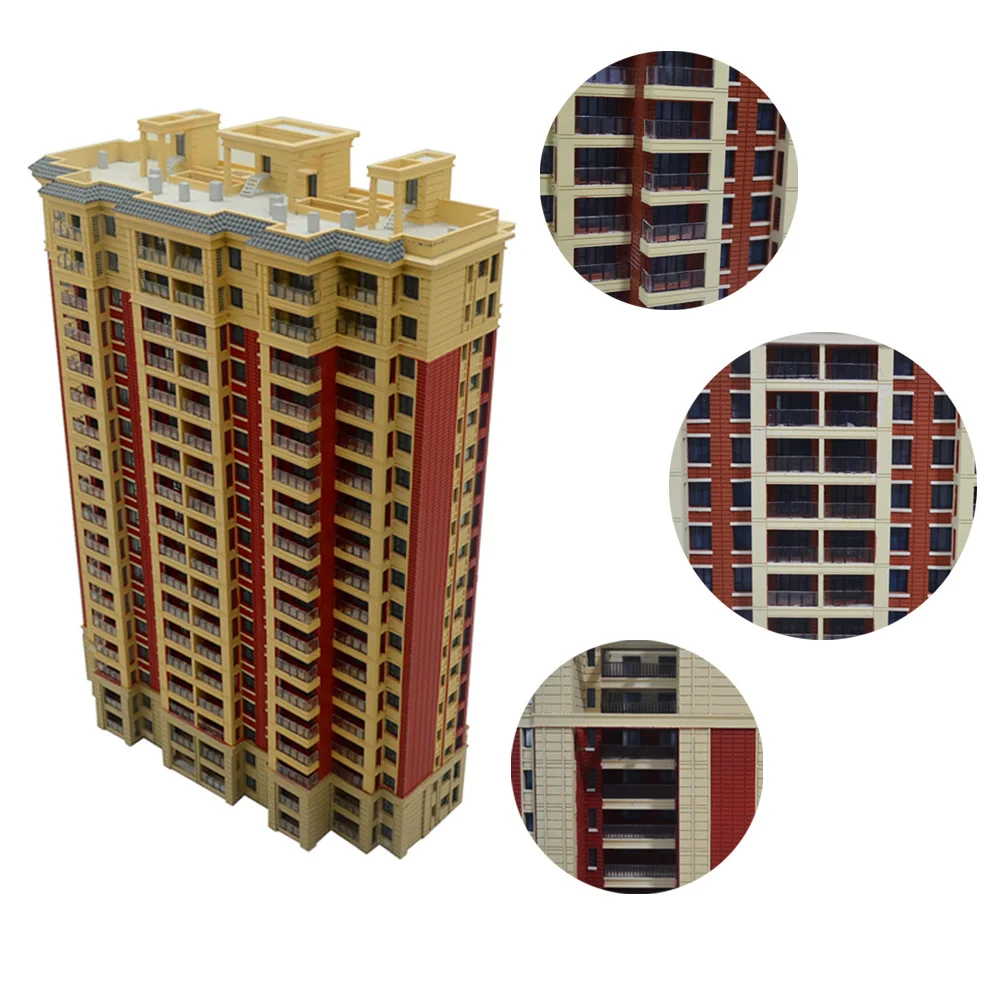 1 шт. 1:200 масштаб Sandtable модель городское Здание Модель поверхности ABS архитектурное здание подарок игрушки