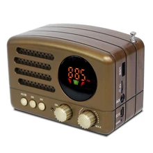 TF слот для карты портативный мини ручной динамик с антенной usb зарядный приемник портативный FM AM Bluetooth Радио легкий