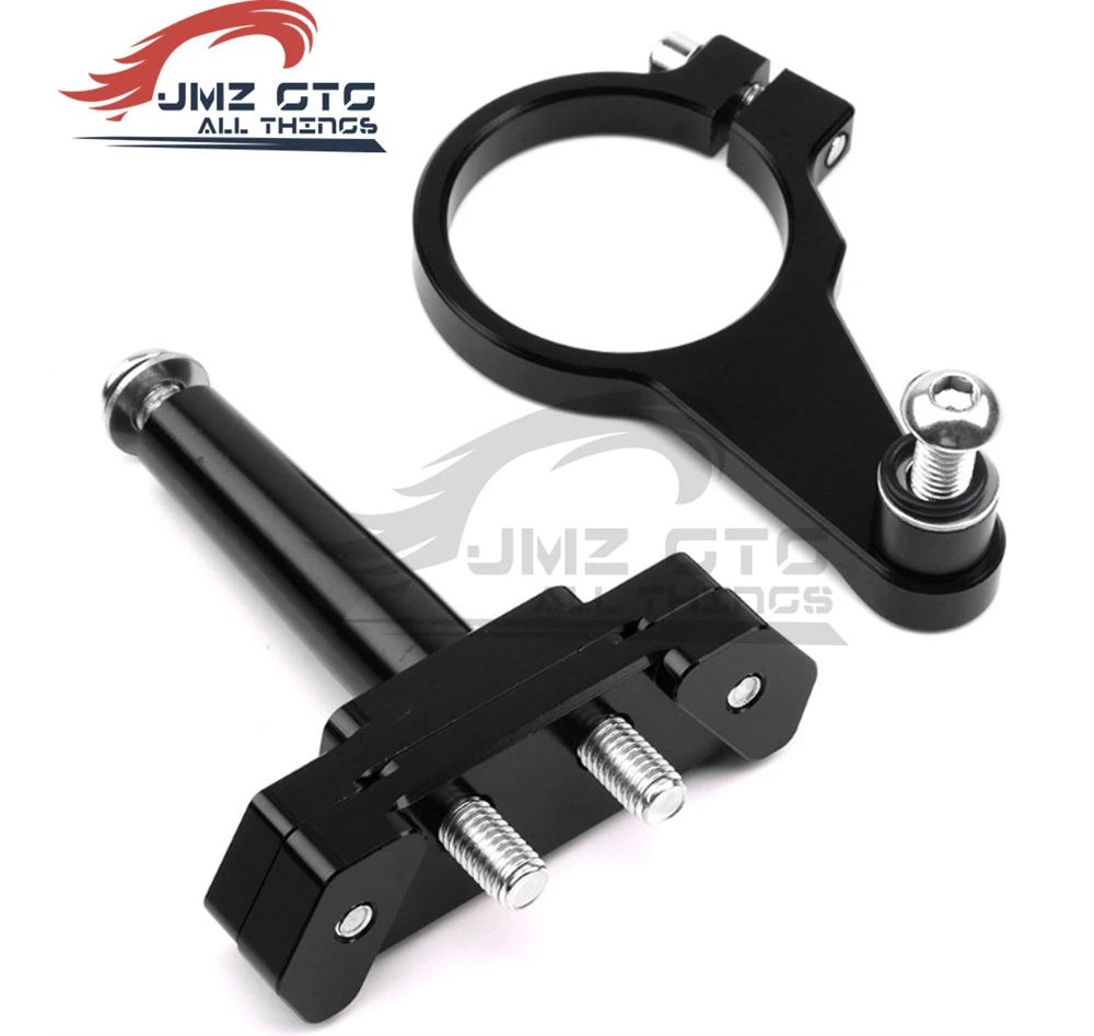 Damping bracke-Black Аксессуары для мотоциклов CNC алюминиевый сплав рулевой демпфер Стабилизатор Монтажный кронштейн наборы для YAMAHA R15 V3 - Цвет: Damping bracke-Black