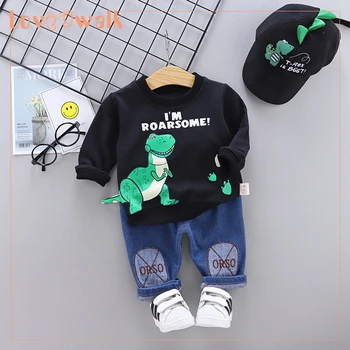 

Children Clothing 2019 Autumn Winter Toddler Boy Clothes Hooded+Pant Outfit Kids Clothes Suit For Boys Clothing Set 1 2 3 4 Year