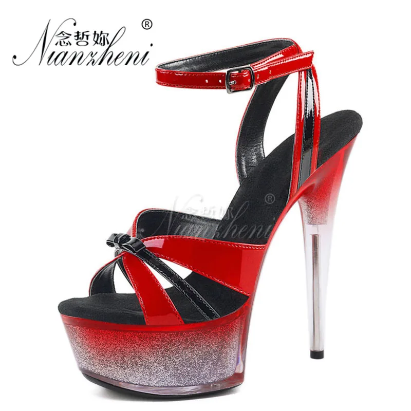 15cm Super High Stripper Heeled Pole Dance Shoes Mixed Colors