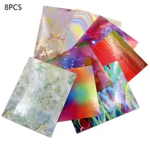 8 шт цветные наклейки на ногти Silder Designs Nail Art sticker водяной знак DIY Бабочка красочные наклейки для ногтей инструменты для маникюра