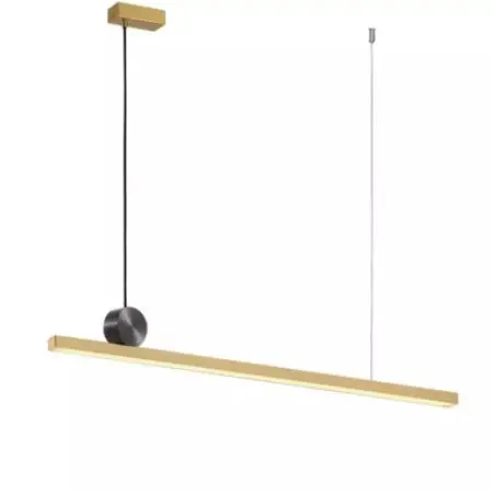 

Long living room dinner hotel lobby dinner lamp chandelier Nordic pure copper LED modern design lamp