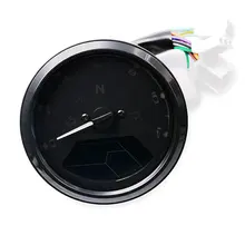 Motorcycle Meter LED digita Indicator light Tachometer Odometer Speedometer Oil Meter Multifunction With night vision dial
